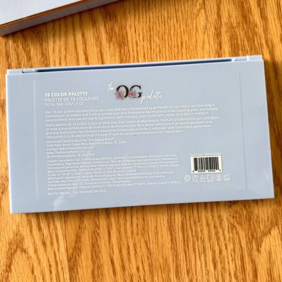 The Beauty Bybel OG Eyeshadow Palette 18 Color Neutral Glam New In Box - Picture 4 of 9